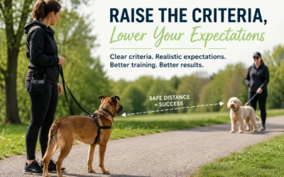 Raise the Criteria, Lower Your Expectations in Dog Training